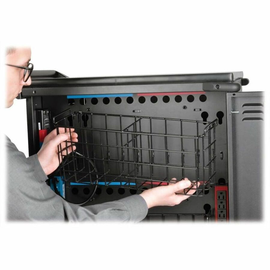 Eaton Tripp Lite Series 36-Device AC Mobile Charging Cart - Laptops and Chromebooks, 120V, NEMA 5-15P, 10 ft. (3.1 m) Cord, Black Eaton Tripp Lite Series 36-Device AC Mobile Charging Cart - Laptops and Chromebooks, 120V, NEMA 5-15P, 10 ft. (3.1 m) Cord, Black